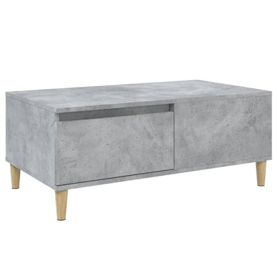 Sohvapöytä betoninharmaa 90x50x36,5 cm tekninen puu