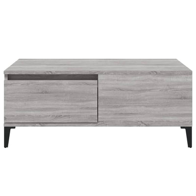 Sohvapöytä harmaa Sonoma 90x50x36,5 cm tekninen puu