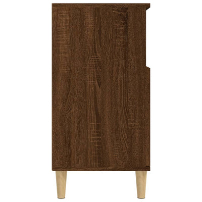 Senkki ruskea tammi 60x35x70 cm tekninen puu