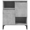 Betoninharmaa senkki Bell 60x35x70cm (puinen)