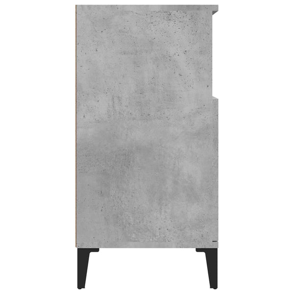 Betoninharmaa senkki Bell 60x35x70cm (puinen)