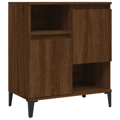 Senkki ruskea tammi 60x35x70 cm tekninen puu
