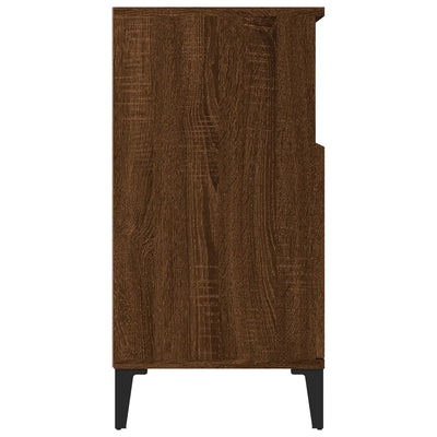 Senkki ruskea tammi 60x35x70 cm tekninen puu