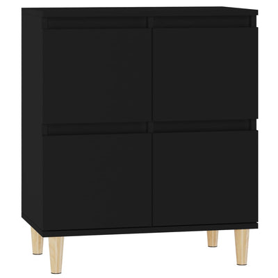 Senkki musta 60x35x70 cm tekninen puu