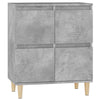 Betoninharmaa senkki Tristana 60x35x70cm (puinen)