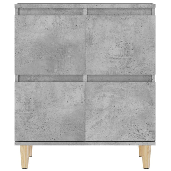 Betoninharmaa senkki Tristana 60x35x70cm (puinen)