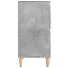 Betoninharmaa senkki Tristana 60x35x70cm (puinen)