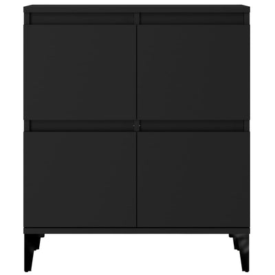 Senkki musta 60x35x70 cm tekninen puu