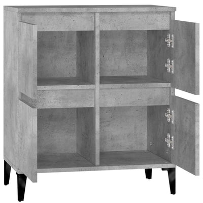 Senkki betoninharmaa 60x35x70 cm tekninen puu