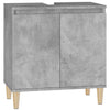 Pesuallaskaappi betoninharmaa 58x33x60 cm tekninen puu