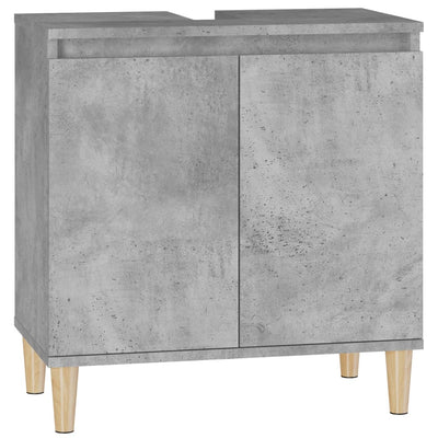 Pesuallaskaappi betoninharmaa 58x33x60 cm tekninen puu