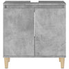 Pesuallaskaappi betoninharmaa 58x33x60 cm tekninen puu
