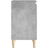 Pesuallaskaappi betoninharmaa 58x33x60 cm tekninen puu