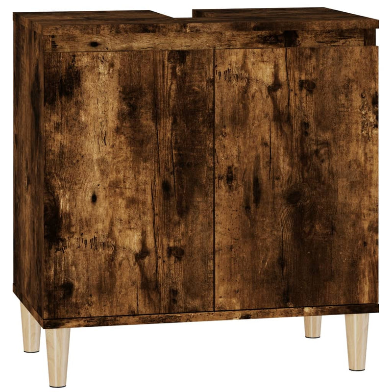 Savutammi pesuallaskaappi Ortansia 58x33x60cm (puinen)