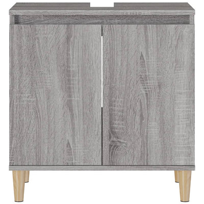 Pesuallaskaappi harmaa Sonoma 58x33x60 cm tekninen puu