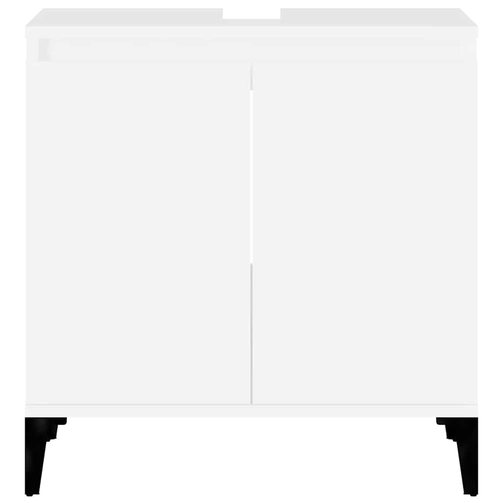 Valkoinen pesuallaskaappi Francoise 58x33x60cm (puinen)
