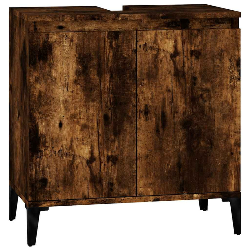 Savutammi pesuallaskaappi Francoise 58x33x60cm (puinen)