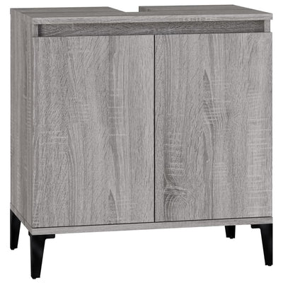 Pesuallaskaappi harmaa Sonoma 58x33x60 cm tekninen puu