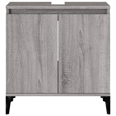 Pesuallaskaappi harmaa Sonoma 58x33x60 cm tekninen puu