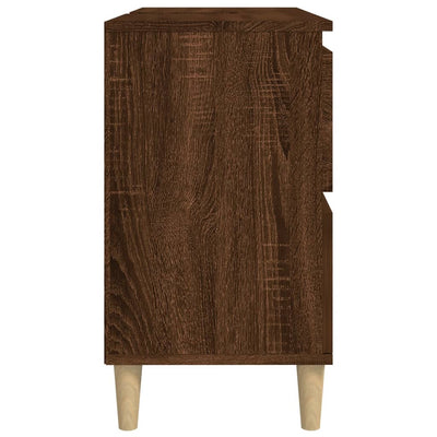Pesuallaskaappi ruskea tammi 80x33x60 cm tekninen puu
