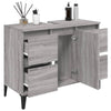 Pesuallaskaappi harmaa Sonoma 80x33x60 cm tekninen puu