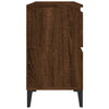 Pesuallaskaappi ruskea tammi 80x33x60 cm tekninen puu