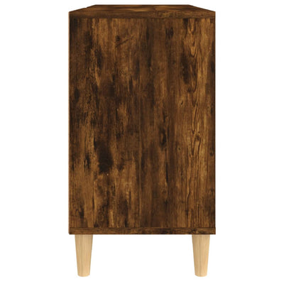 Pesuallaskaappi savutammi 80x33x60 cm tekninen puu