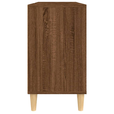 Pesuallaskaappi ruskea tammi 80x33x60 cm tekninen puu