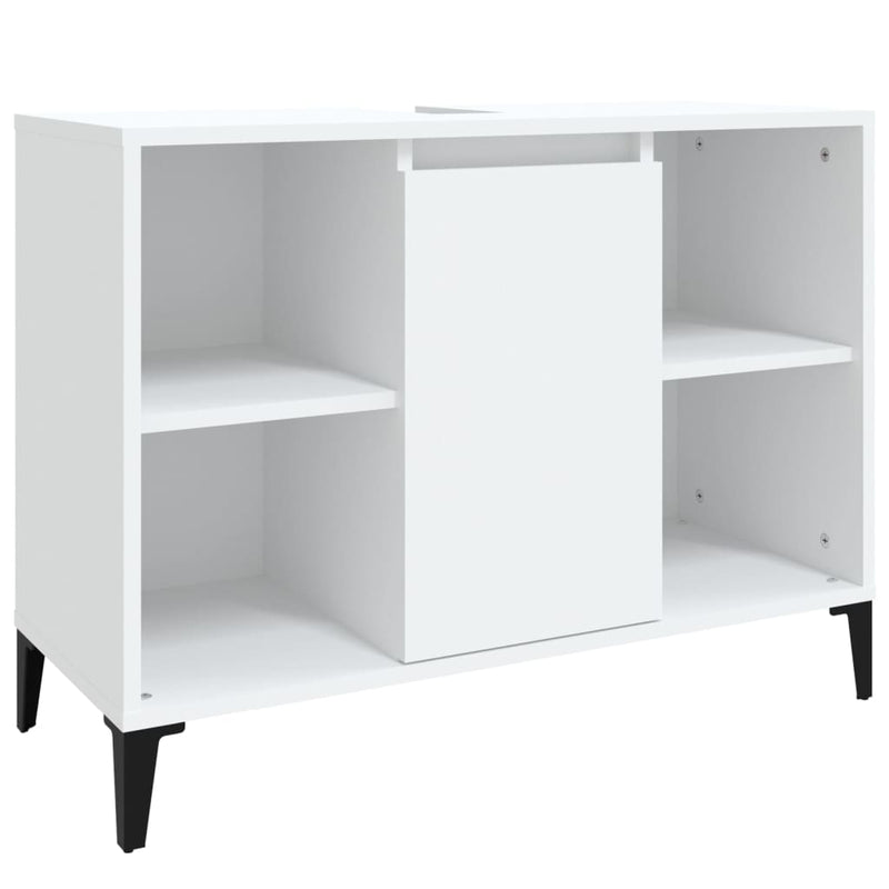 Valkoinen pesuallaskaappi Joleen 80x33x60cm (puinen)