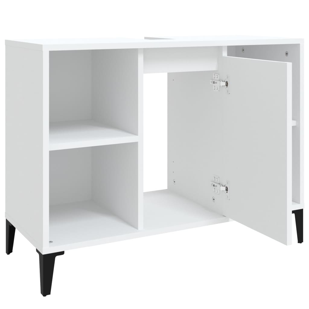 Valkoinen pesuallaskaappi Joleen 80x33x60cm (puinen)