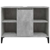 Pesuallaskaappi betoninharmaa 80x33x60 cm tekninen puu