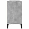 Pesuallaskaappi betoninharmaa 80x33x60 cm tekninen puu