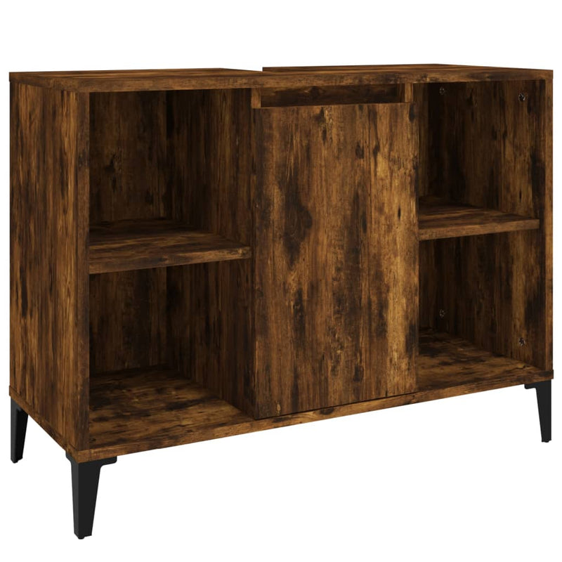 Savutammi pesuallaskaappi Joleen 80x33x60cm (puinen)