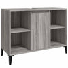 Pesuallaskaappi harmaa Sonoma 80x33x60 cm tekninen puu