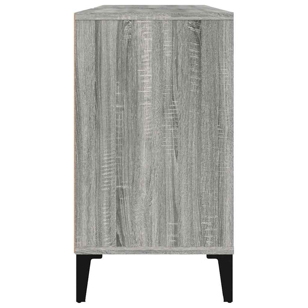 Pesuallaskaappi harmaa Sonoma 80x33x60 cm tekninen puu