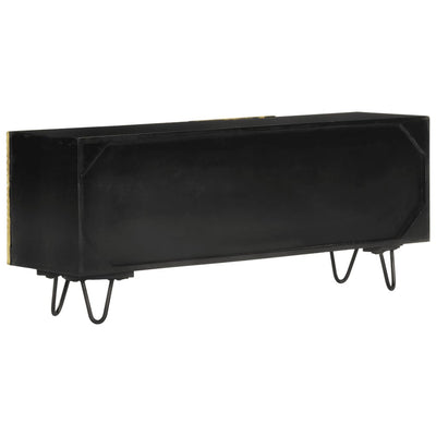 TV-taso 110x30x45 cm täysi mangopuu