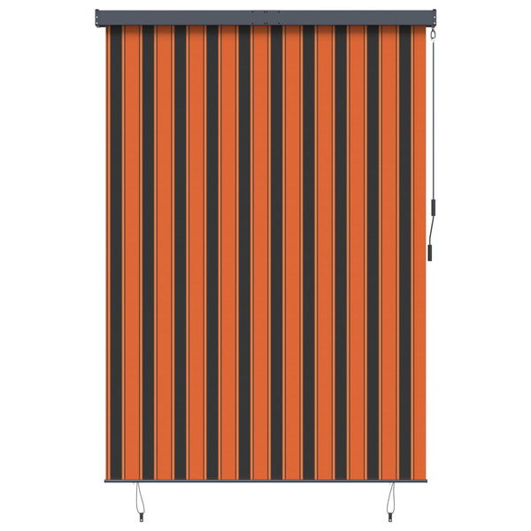Rullaverho Oranssi ja ruskea 180 x 250 cm Kangas ja Alumiini