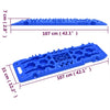 Luistonestomatto 2 kpl sininen 107x31x7 cm nailon