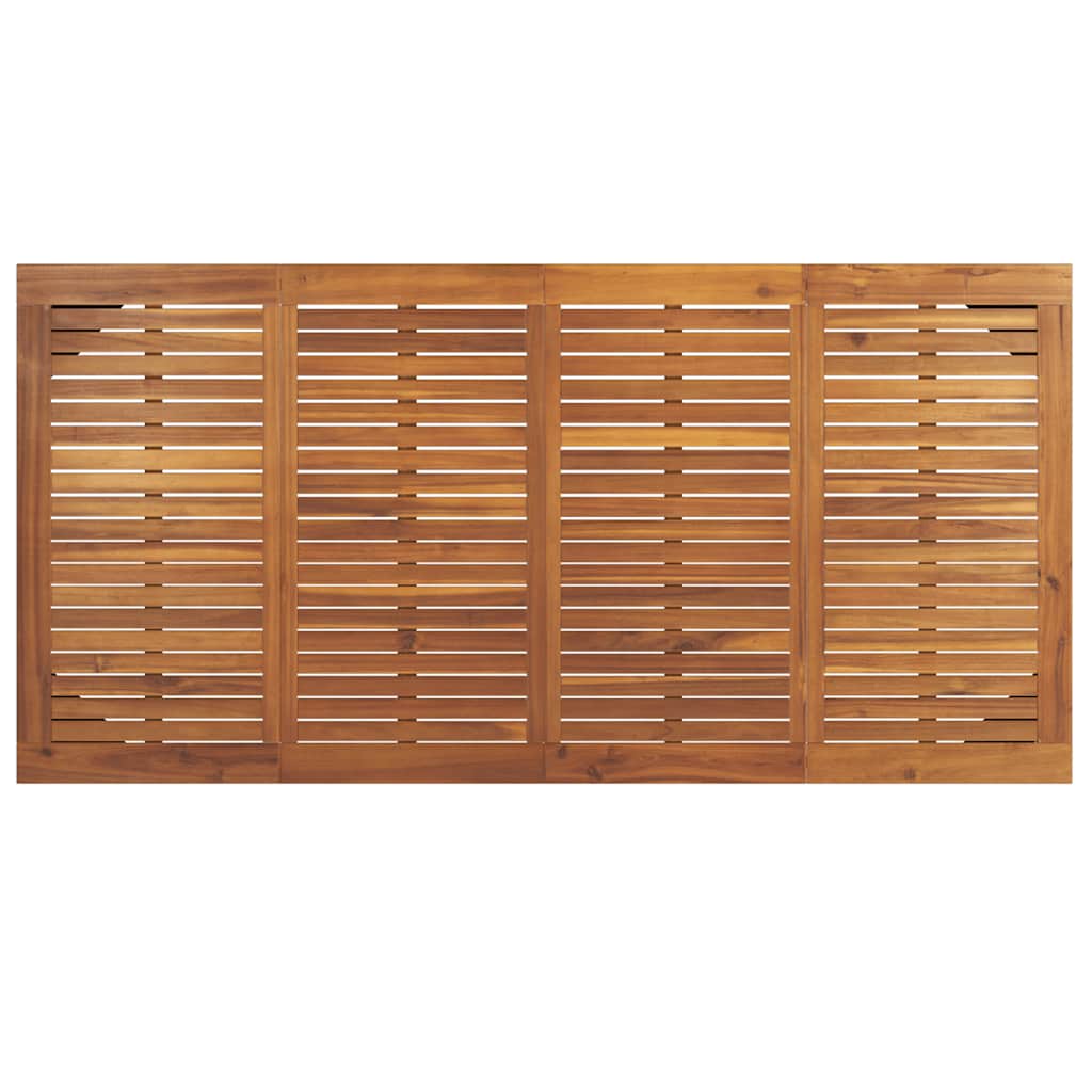 Puutarhapöytä pinnijaloilla Zalea 180x90x75cm (akasiapuu)