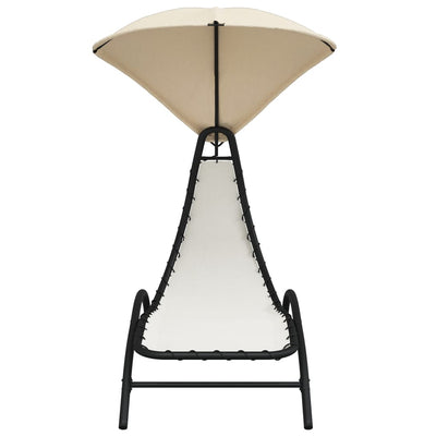 Kerma aurinkotuoli katoksella Emmanuel 167x80x195cm (kangas ja teräs)