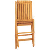 Kokoontaitettavat puutarhatuolit 2 kpl 47x47x89 cm täysi tiikki