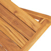 Kokoontaitettavat puutarhatuolit 2 kpl 47x61x90 cm täysi tiikki