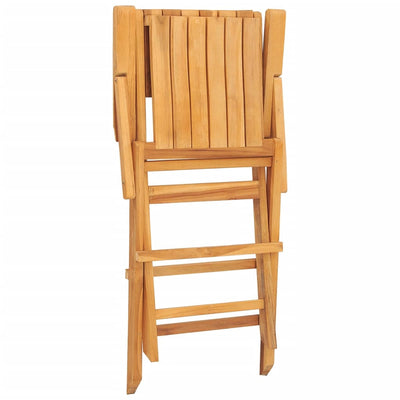Kokoontaitettavat puutarhatuolit 2 kpl 55x61x90 cm täysi tiikki