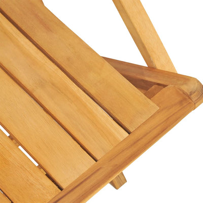 Kokoontaitettavat puutarhatuolit 2 kpl 55x61x90 cm täysi tiikki