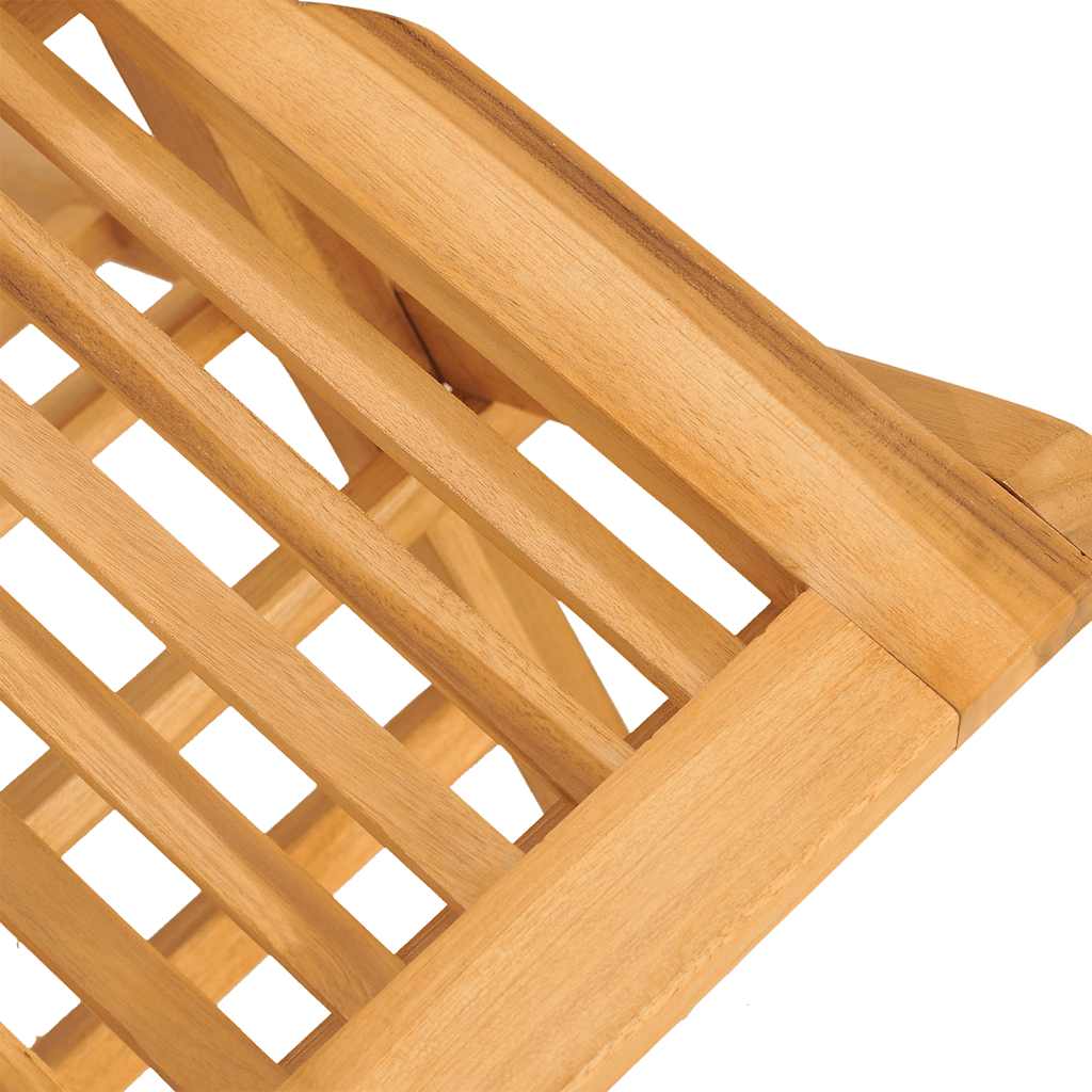 Kokoontaitettavat puutarhatuolit Nadita 47x62x90cm (2 kpl, tiikki)