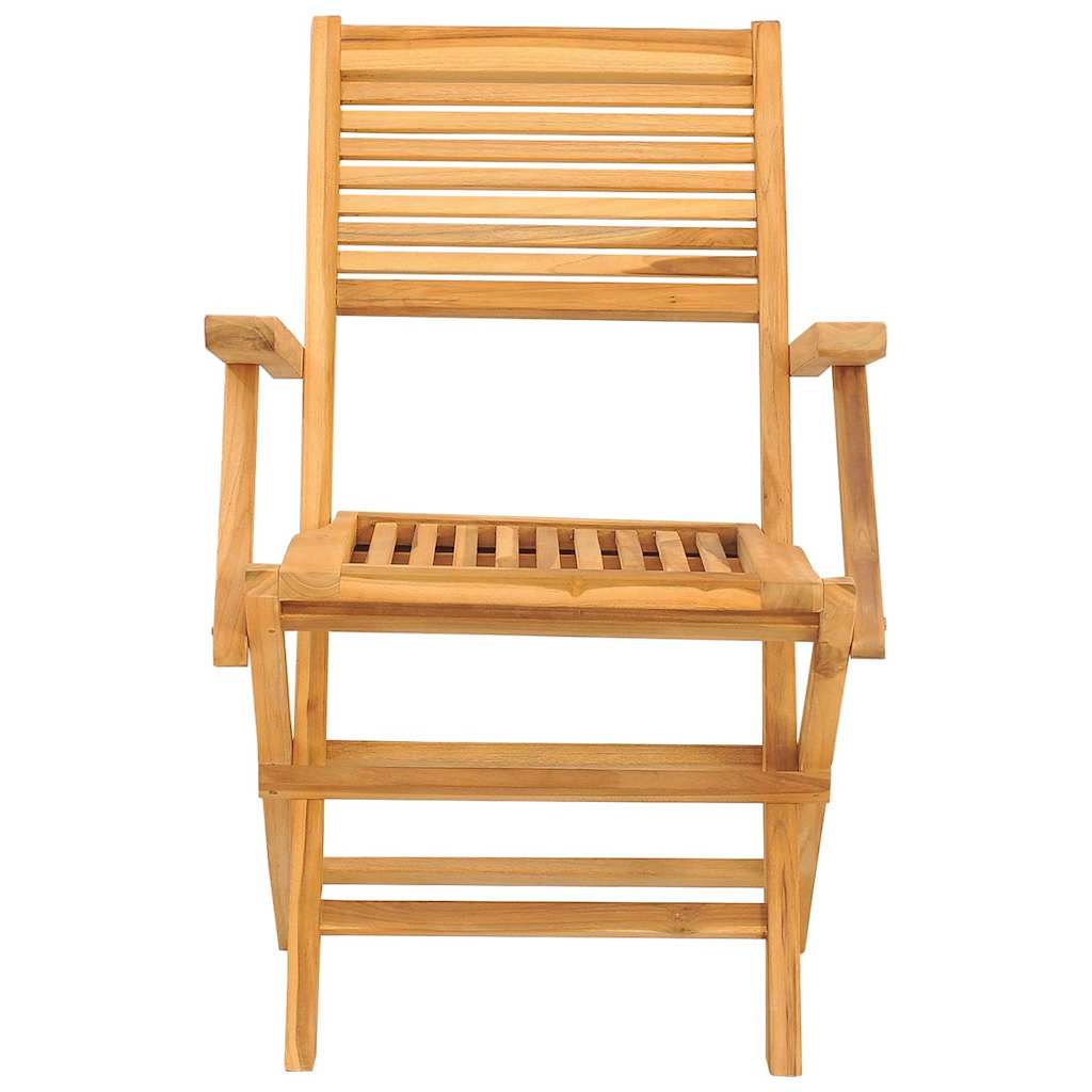 Kokoontaitettavat puutarhatuolit Nadita 55x62x90cm (2 kpl, tiikki)