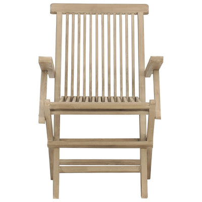 Kokoontaitettavat puutarhatuolit 2 kpl 56x61x89 cm täysi tiikki