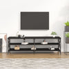 TV-taso musta 160x40x50 cm tekninen puu