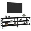 TV-taso musta 160x40x50 cm tekninen puu