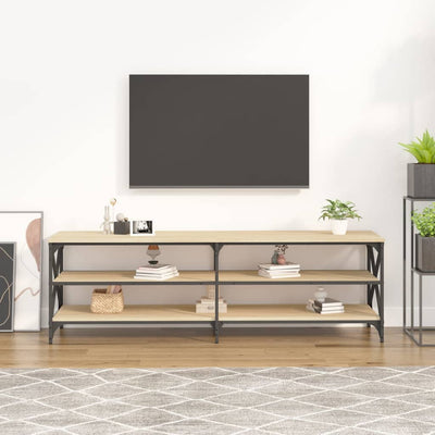 TV-taso Sonoma-tammi 160x40x50 cm tekninen puu